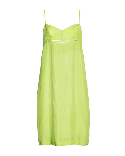 Dries Van Noten Green Mini Dress