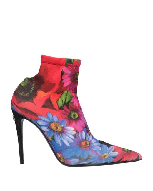 Dolce & Gabbana Blue Ankle Boots
