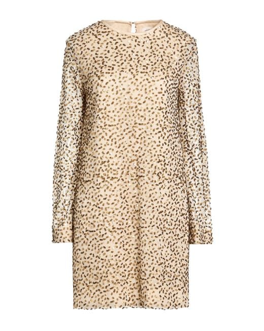 Ottod'Ame Natural Mini Dress Polyester