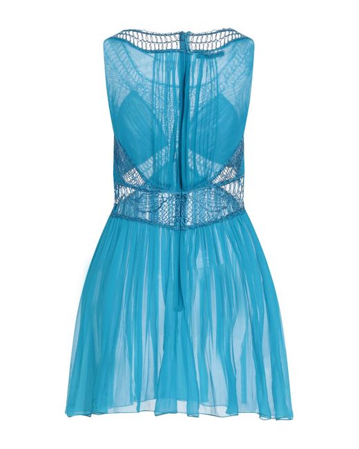 Alberta Ferretti Blue Mini-Kleid