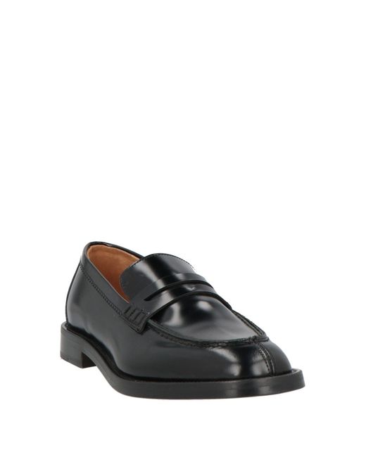 Sartore Black Loafers Leather