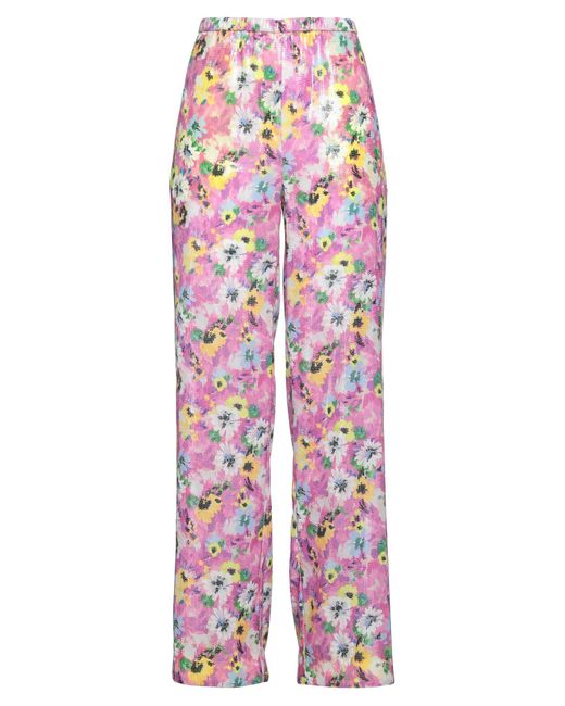 MSGM Red Pants Polyester