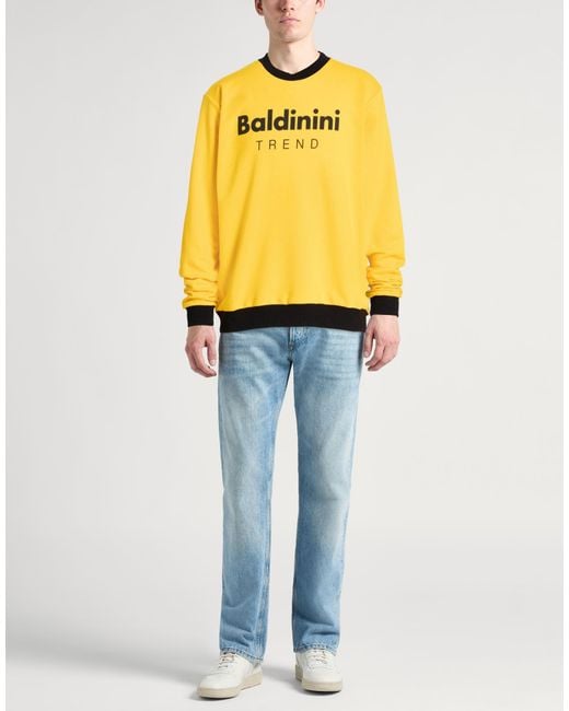 Baldinini Yellow Sweatshirt for men