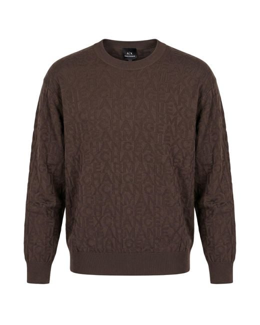 Pullover ARMANI EXCHANGE pour homme en coloris Brown