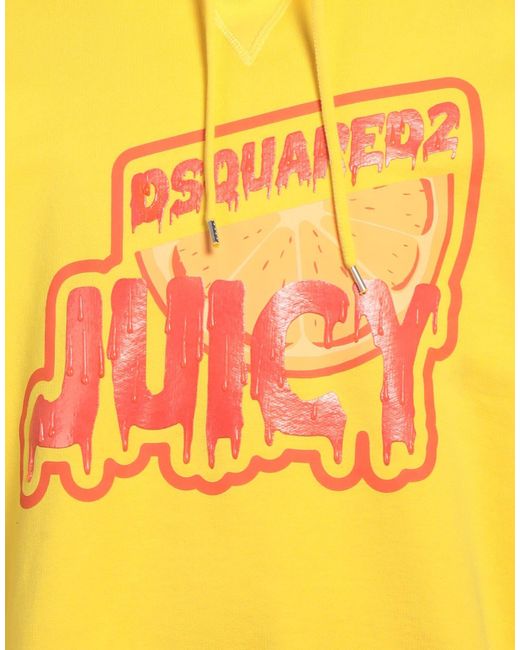 DSquared² Yellow Sweatshirt for men