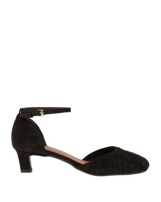 Castaner Black Dark Pumps Leather