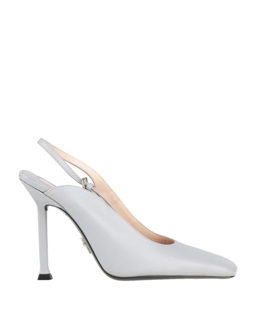 Cesare Paciotti White Pumps Leather