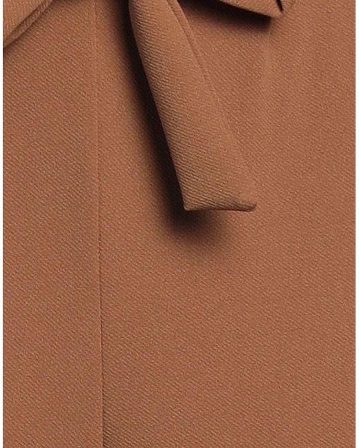 Toy G. Brown Camel Pants Polyester, Elastane