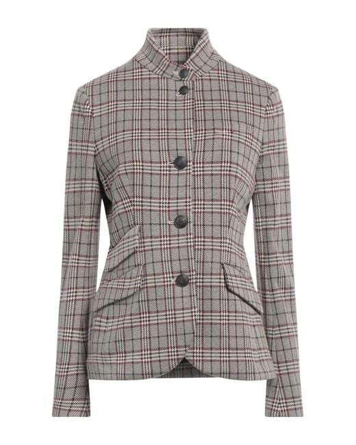 Rag & Bone Gray Blazer Cotton, Polyamide, Elastane