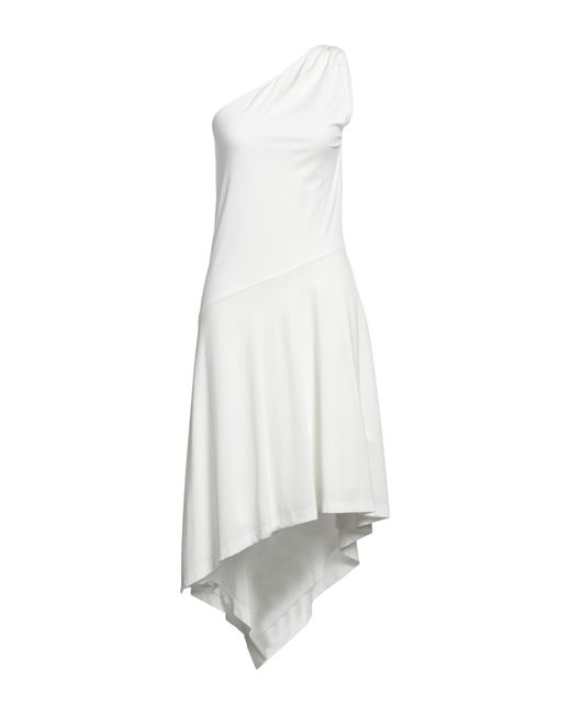 J.W. Anderson White Midi Dress