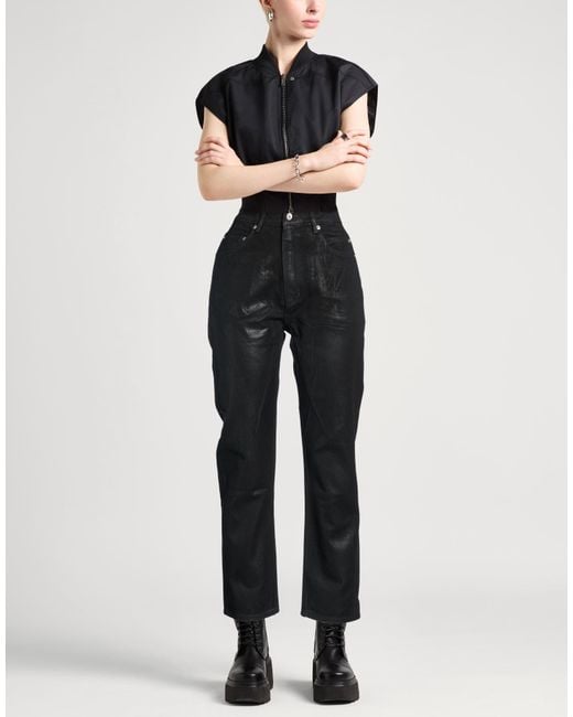 Rick Owens Black Jeans Cotton