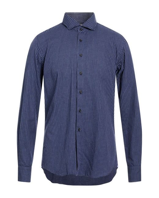 Xacus Blue Shirt Cotton for men
