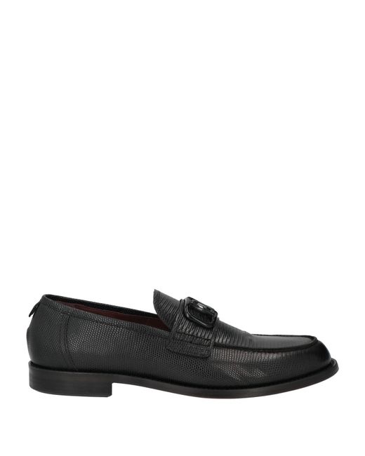 Giovanni Conti Black Loafers Leather for men