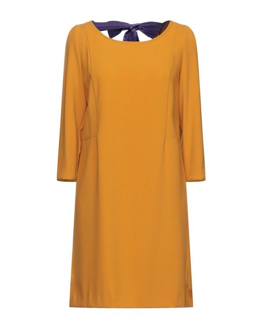 Hanita Orange Mini Dress