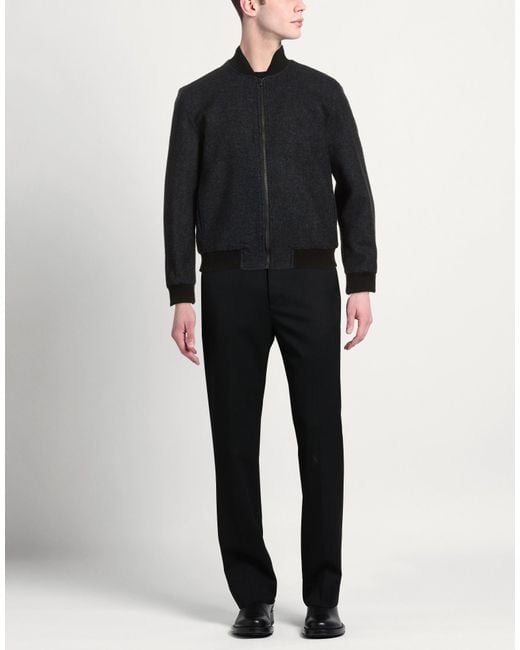 Exte Black Jacket Wool for men