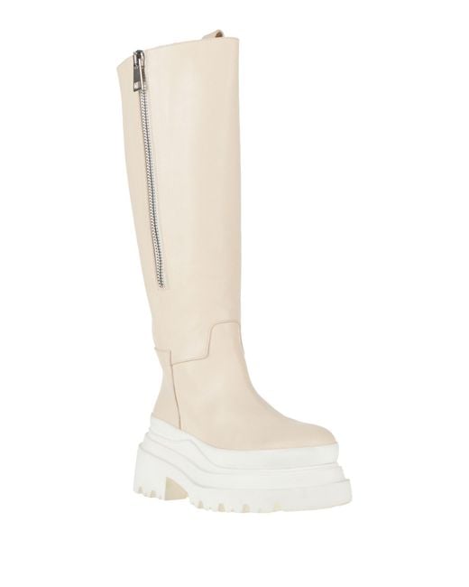 Plan C White Boot Soft Leather