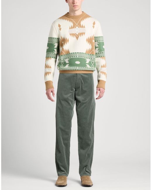 Aspesi Green Military Pants Cotton for men