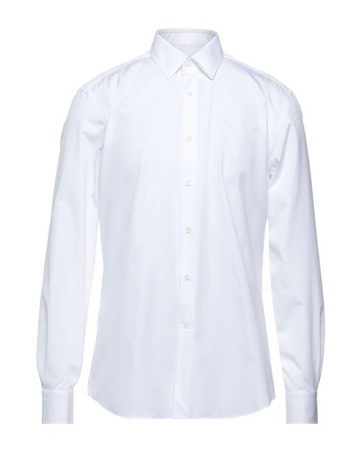 Ferragamo White Shirt Cotton for men
