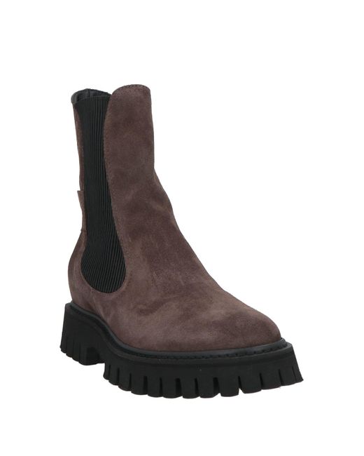 Free Lance Brown Ankle Boots Leather