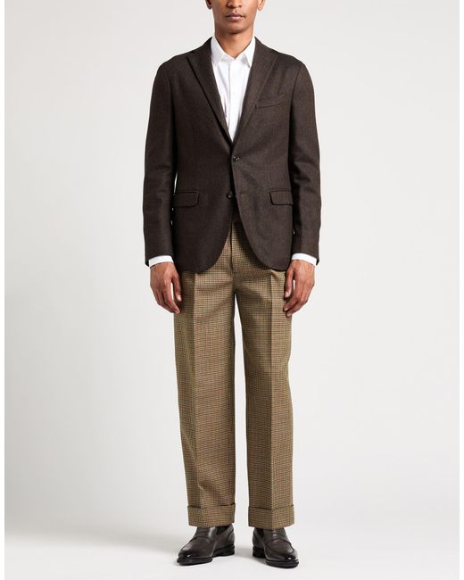 Boglioli Black Blazer Wool, Polyamide for men
