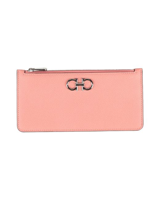 Ferragamo Pink Cardholders