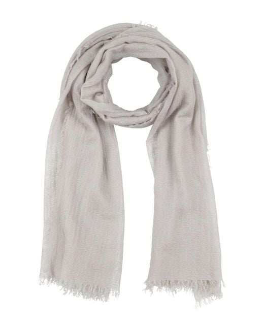 Rick Owens White Scarf for men