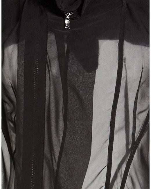 Rick Owens Black Jacket Silk
