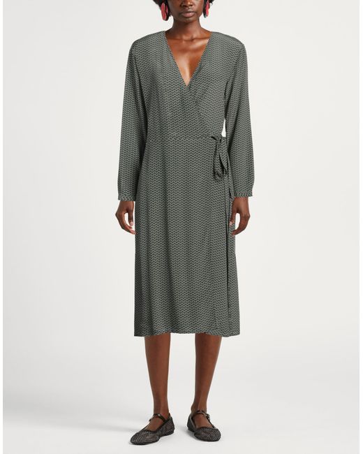 Antonelli Gray Midi-Kleid