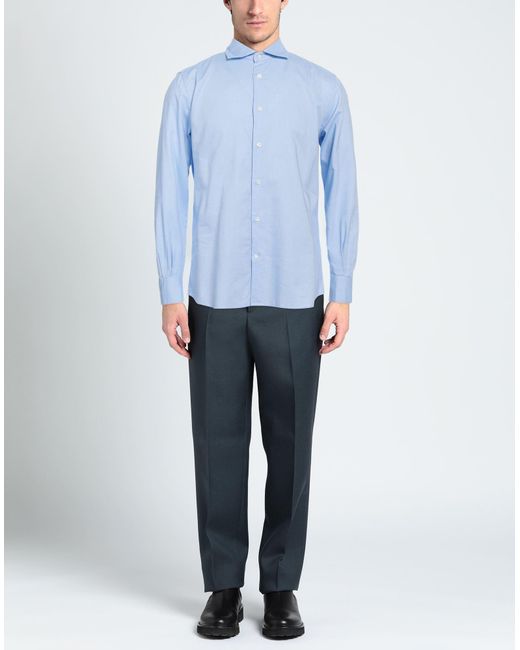 Glanshirt Blue Shirt for men