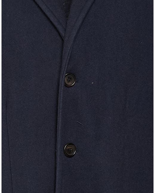 Aspesi Blue Coat Wool for men