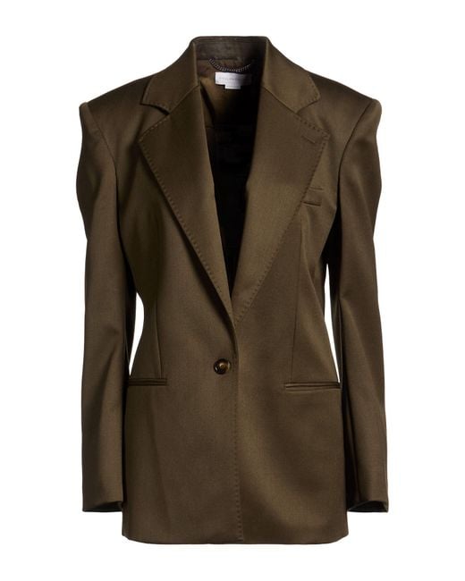 Stella McCartney Green Blazers