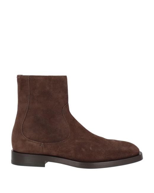 Brunello Cucinelli Brown Ankle Boots for men