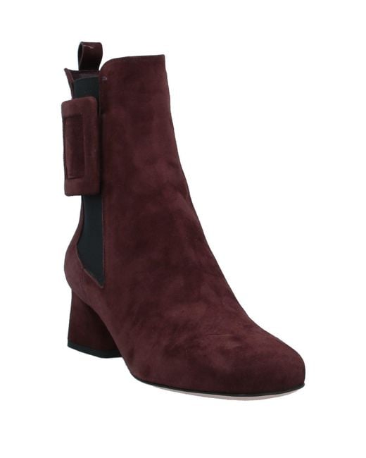 Roger Vivier Brown Ankle Boots