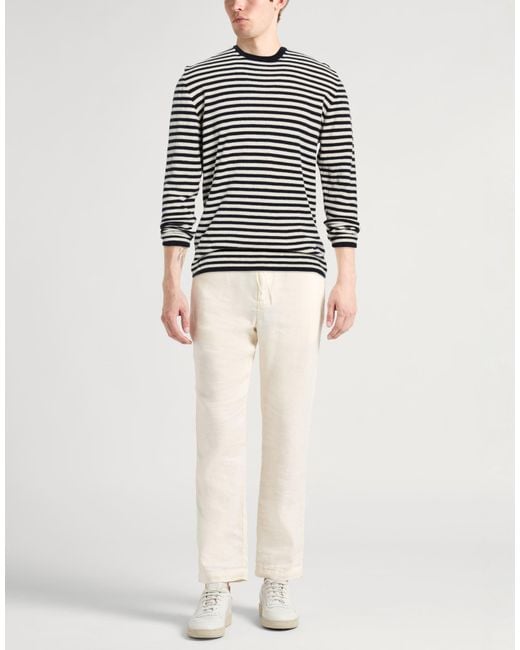Crossley White Sweater Cotton, Cashmere for men
