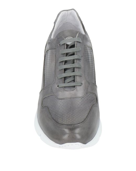 Exton Gray Sneakers Leather for men