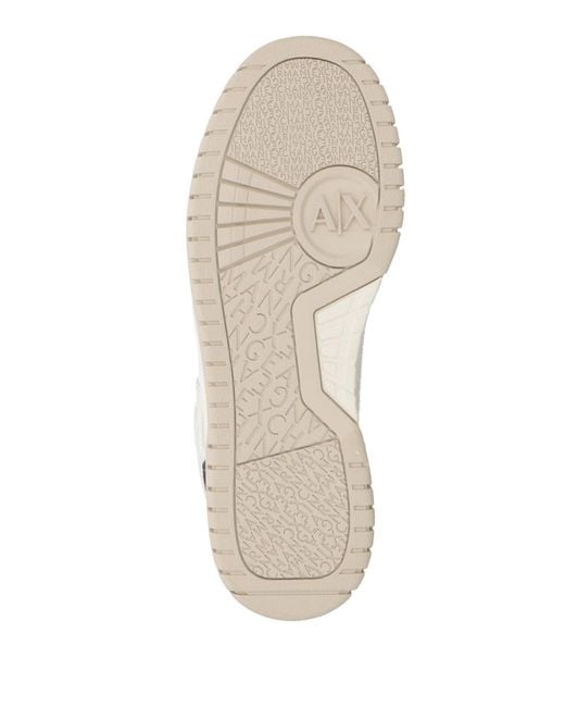 ARMANI EXCHANGE White Trainers for men