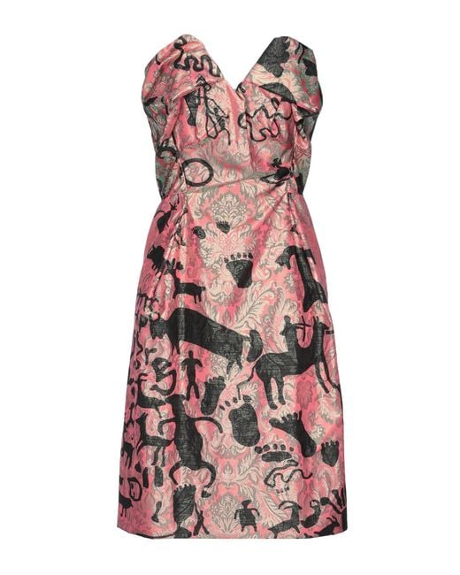 Vivienne Westwood Synthetic Short Dress in Pink - Lyst