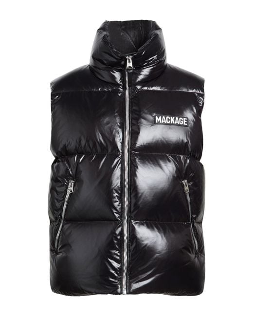 Mackage Black Vest Nylon for men