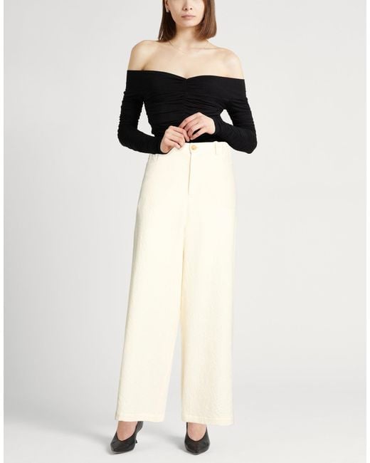 Alysi White Trouser