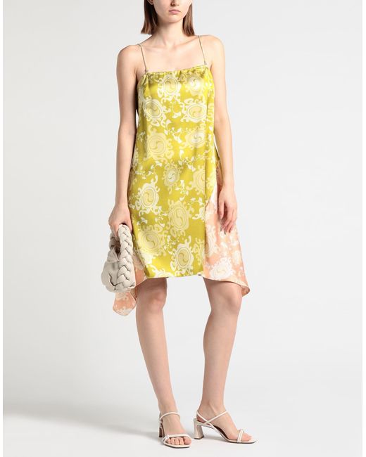 DSquared² Yellow Mini Dress