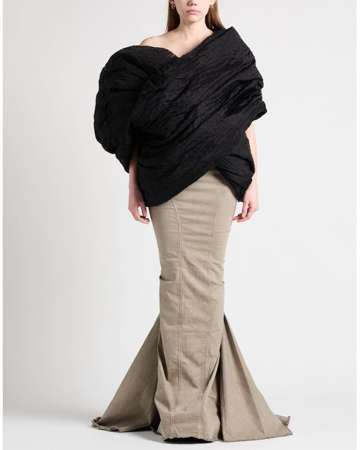 Rick Owens Natural Denim Skirt
