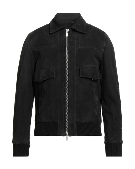 PT Torino Black Jacket Leather for men
