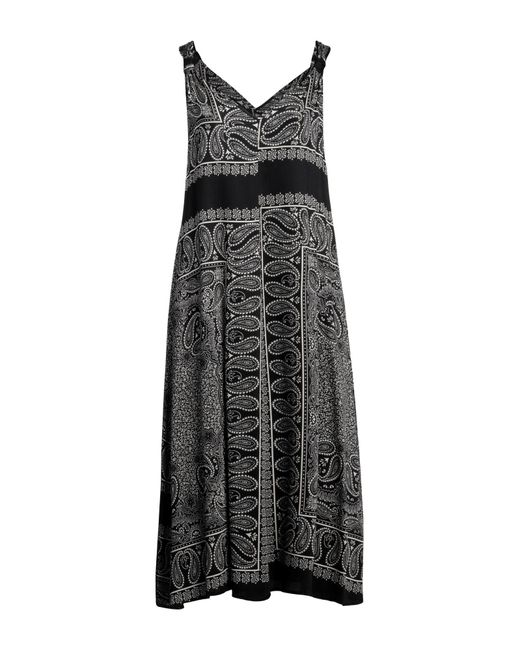 Shirtaporter Black Midi Dress