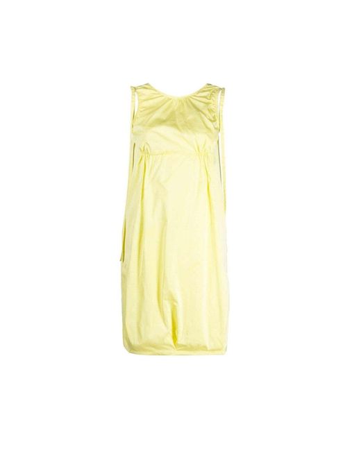 Sportmax Yellow Mini-Kleid