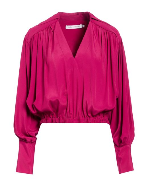 SIMONA CORSELLINI Pink Top Acetate, Silk