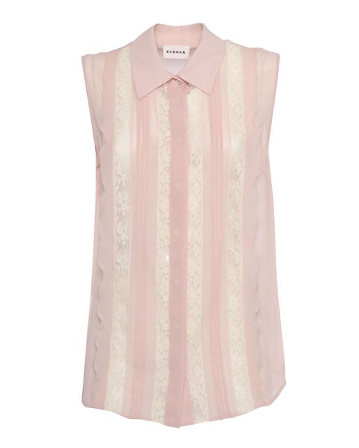 P.A.R.O.S.H. Pink Bluse