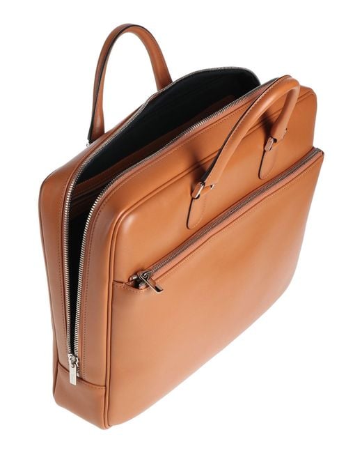 Borsa A Mano di Valextra in Brown da Uomo