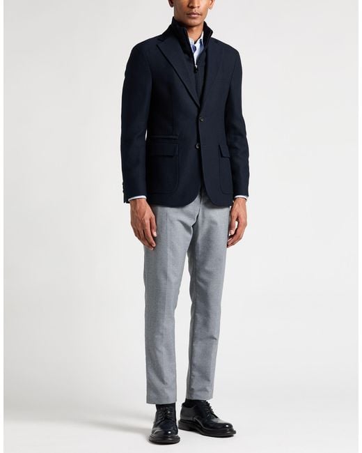 Paoloni Blue Blazers for men