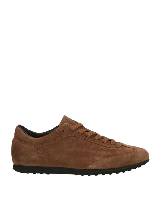 Tod's Brown Sneakers Leather for men