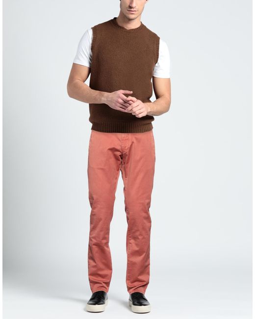 Incotex Red Trouser for men